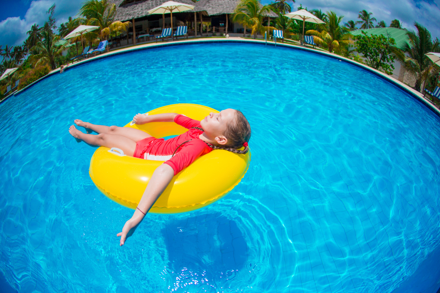 piscine chauffee camping Var